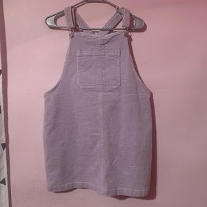 Overall corduroy dress!